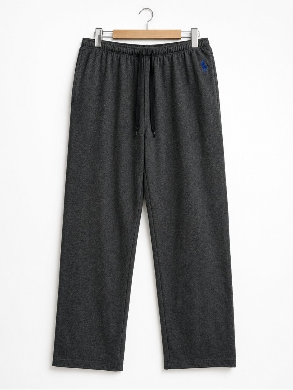 U.S. Polo Assn. Men's Large Charcoal Gray Lounge Pants Drawstring Pajama Sleep